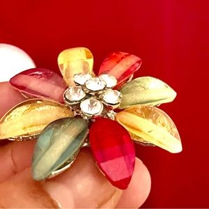 NWOT ADJUSTABLE COSTUME STATEMENT COCKTAIL RING